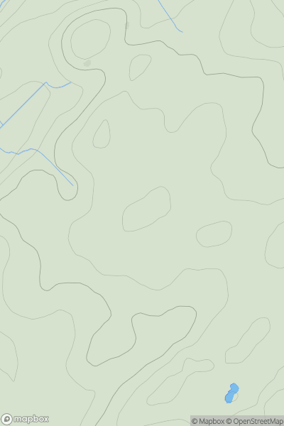Thumbnail image for Cnoc na Moine [Oban to Loch Fyne] [NR833917] showing contour plot for surrounding peak